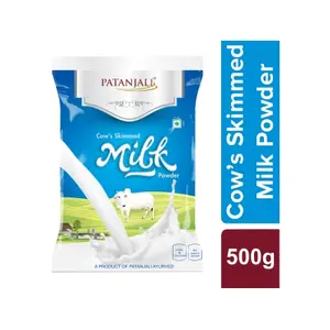 Patanjali Cow's Skimmed Milk Powder 500gm