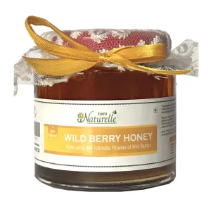 Farm Naturelle Wild Berry Flower Honey - 100 % Pure Raw & Natural - 250 GR (8.81oz)