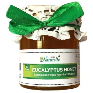 Farm Naturelle Eucalyptus  Flower Honey - 100 % Pure Raw & Natural - 400 GR (14.10oz)