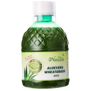 Aloe Vera Wheat Grass Herbal Juice - 400 ML (13.52 OZ) - Organic Certified