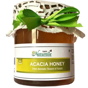 Farm Naturelle Acacia Flower Honey - 100 % Pure Raw & Natural - 250 GR (8.81oz)