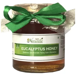 Farm Naturelle Eucalyptus  Flower Honey - 100 % Pure Raw & Natural - 250 GR (8.81oz)