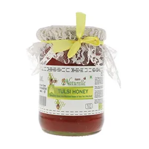 Farm Naturelle Tulsi Flower Honey - 100 % Pure Raw & Natural - 700 GR (24.69oz)