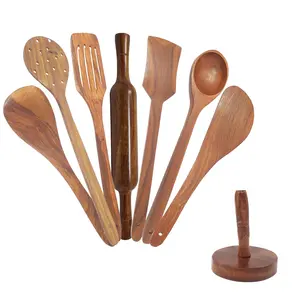 Wooden Cutlery Set Of 8
