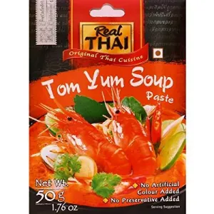 Real Thai Tom Yum Soup Paste 50G (Pack Of 2)