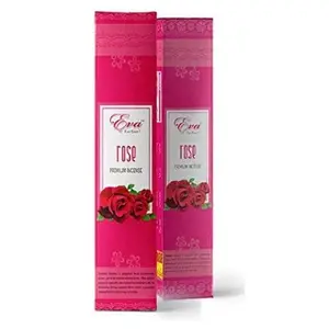 koya's Eva Rose India Temple Incense Sticks/Natural Fragrance 100 gm - Choose The Scent and Use It at Home or Workplace