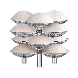 Hawkins Stainless Steel Idli Stand - 12 Idlis (For 5 Litre and bigger Pressure Cooker) Silver (SSID5)