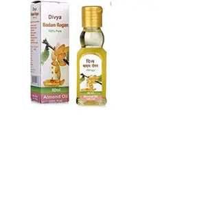 Patanjali Divya Badam Rogan Pure Almond Oil - 60Ml