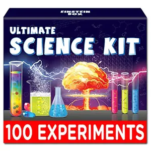 Einstein Box Ultimate Science Kit for Kids Aged 6-8-12-14 |Gift for 6-7 Year Old Boys & Girls| Chemistry Kit Set for 6-14 Year Olds