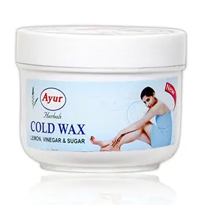 Ayur Cold Wax with Lemon Vinegar and Sugar Formulation 150g (Pack of 5)