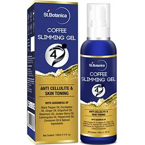 StBotanica 4D Coffee Slimming Body Gel For Stomach Hips Thighs Body Anti Cellulite & Skin Toning 120ml