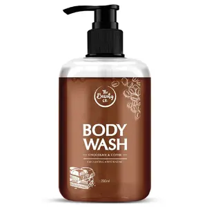 The Beauty Co. Chocolate and Coffee Body Wash (250ml) | Exfoliating and Hydrating Bodywash | Refreshing Shower Gel | With Robusta Coffee Cocoa Extract Aloe Vera | Daily Use Shower Gel with Fresh Coffee Aroma