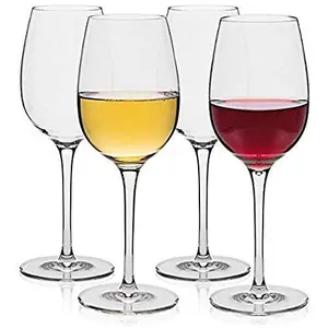 Ash & Roh Glass Wine Glasses - Set Of 4 Clear 300ml