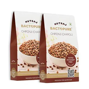 Nutraj Bactopure Chironji Seeds 200g (100gx2) | Pathogen Free | 100% Natural And Premium