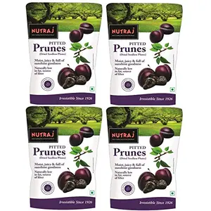 Nutraj California Pitted Prunes (Dried Seedless Plums) 800g (200g X 4)