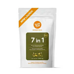 Yogabar 7 in 1 Seeds Mixture Pack Rich in Protein and Fibre Superfood | Healthy Snacks - 200gm