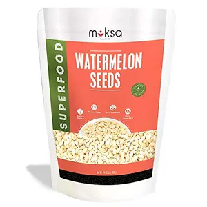 Dharma Moksa 100% Organic Raw Watermelon Seeds for Eating - 400 Gm