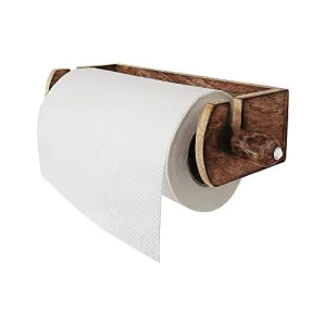 handicrafts Wood Tissue Holder/Table Decoration Tissue Pumping Napkin Holder Size(Tissue Roll Height: 27 cm Length:11 cm Width: 9 cm) cm