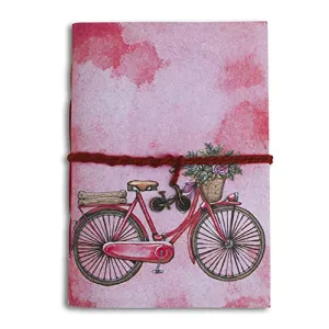 Craft play Vintage Bicycle Handmade Handicraft Diary (7x5 inches) (96 Pages)