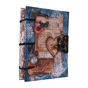 Craft Play Handmade Diary with Lock A5 (7x5inch) Diary Unruled 144 Pages (CP-KR-M013)