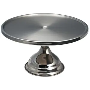 Dynore Stainless Steel Cake and Pizza Stand