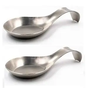 Dynore Set of 2 Stainless Steel Single Spoon Rest