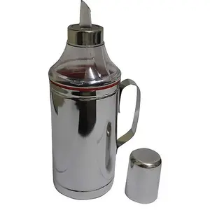 Dynore DS_450 Stainless Steel Oil Pourer, 1 Liter, Silver