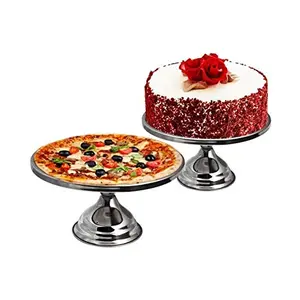 Dynore Cake and Pizza Stand (Set of 2)