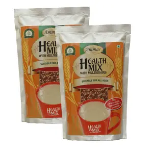 Ammae Health Mix Instant Porridge Mix with Multigrain 400g Value Pack No or ChemicNo Added Sugar - Pack of 2