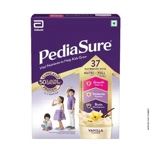Pediasure Nutritional Drink Powder, Vanilla, Scientifically Designed Nutrition for Supporting Kids Growth 375g