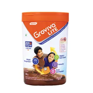 Groviva Lite Child Nutrition to Manage Growth and Weight (Chocolate, 400Grams)