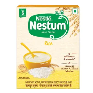Nestum Baby Cereal – From 6 to 24 Months, Rice, 300g, Bag-in-Box Pack