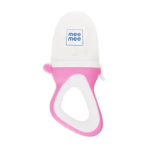 Mee Mee Baby Advanced Fruit & Food Nutritional Baby Feeder for 6 to 12 Months for Babies/Infants | BPA Free | Grip Feeder (Pink