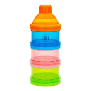 Mee Mee Multi Storage Milk Powder & Food Container | Travel Friendly Baby Food Box | Compact & Light Weight | Baby Food Milk Powder Storage (Multicolor)