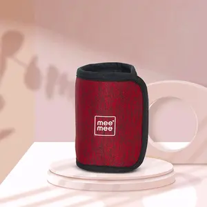 Mee Mee Portable Bottle Warmer | Warm's Baby Milk Using Quick USB Charging | Helps to Keep Baby Milk Warm, Used for Indoor and Outdoor Shopping, Travel (Red)
