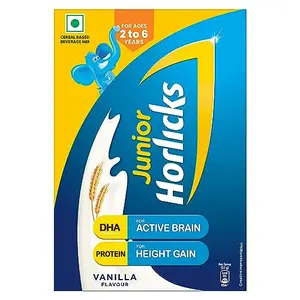 Junior Horlicks Nutrition Drink 500G Vanilla, Powder,Nutrition For Toddlers & Young Kids (2-6 Years) For Supporting Growth
