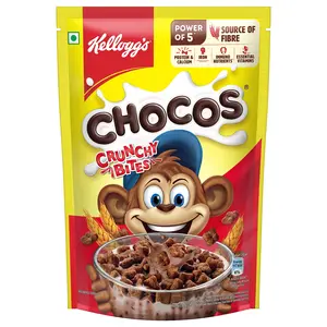 Kellogg's Chocolatecrunchy Bites | Source Of Calcium, High In Protein, With 10 Essential Vitamins & Minerals, Source Of Fibre | Breakfast Cerea L For Kids | 375G