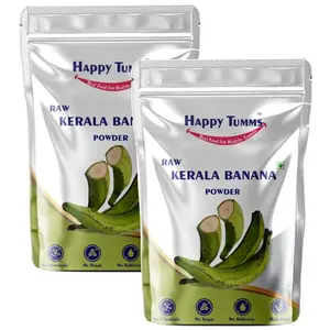 TummyFriendly Foods Natural Raw Kerala Banana Powder | Raw Nendran Banana Powder | No Chemicals Cereal (400 g, Pack of 2)