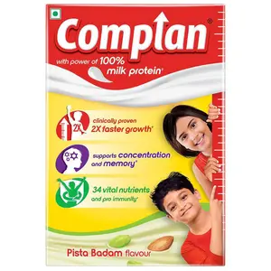 Complan Nutrition and Health Drink Pista Badam Refill -500 gm