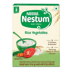 Nestle Nestum Baby Cereal - Rice Vegetables (8 Months-24 Months) -300 gm