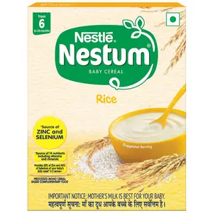 Nestle Nestum Baby Cereal - Rice, From 6-24 Months -300 gm