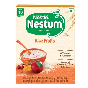 Nestle Nestum Baby Cereal-Rice Fruits (10 to 24 Months) -300 gm