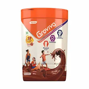 Groviva Wholesome Child Nutrition for Growth & Development-Chocolate -400 gm