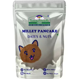 TummyFriendly Foods Aluminium-Free Millet Pancake Mix with Dates and Nuts -800 gm