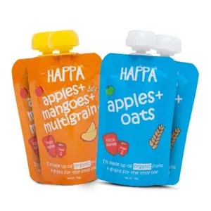Happa Organic Baby Food Puree Grain and Fruit Blend Combo -Combo