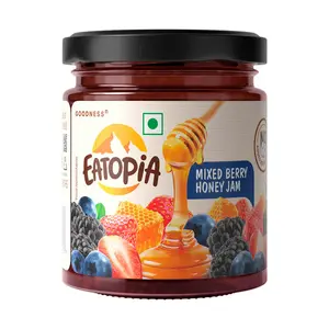 Eatopia Mixed Berry Honey Jam -240 gm