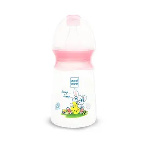 Mee Mee BPA-Free Baby Feeding Bottle, Eazy Flo Technology, Anti-Colic Valve, 0-3 Years (Pink, 130 ML (Pack of 1))