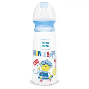 Mee Mee Eazy Flo Premium Baby Feeding Bottle (250 ml, Blue)