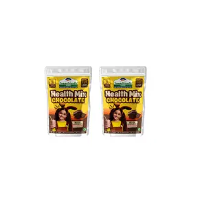 TummyFriendly Foods Organic Chocolate Health Mix Powder For baby kids 2 year old | Baby food for 2+ year old | Maximum Nutrition From Real Food. 300g, (100g each pack)