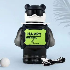 R for Rabbit Tritan Astro Premium Baby Water Sipper for Kids | BPA Free & Non Toxic Leak Proof Drinking Silicone Straw Sippy Cup for 12+ Months Baby Boy and Girl (1000 ml,Black)